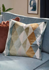 METRO HARLE QUINN VELVET CUSHION GREEN 50X 50 GRE