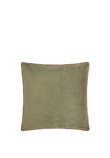 MERIDAN VELVET CUSHION FIR GREEN CUSHION