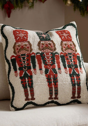 NUTCRACKER TRIO 45 X 45 FEATHER CUSHION MULTI