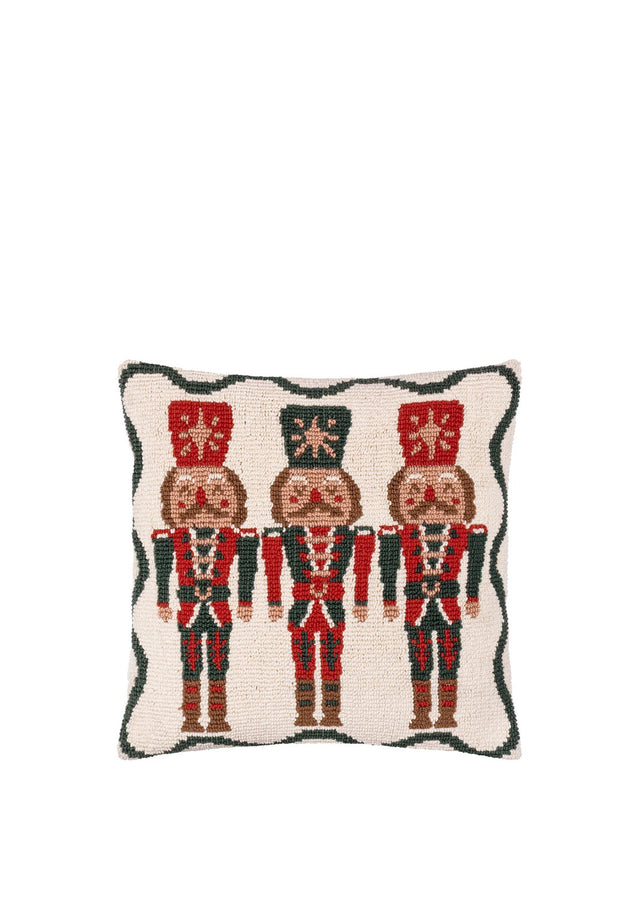 NUTCRACKER TRIO 45 X 45 FEATHER CUSHION MULTI