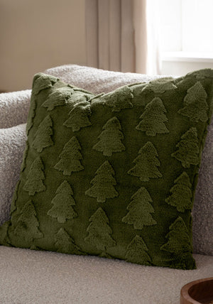 PINE FAUX FUR  CUSHION