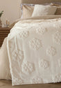 SNOWFLAKES FUR THROW SNOW  WHITE 150 X 200