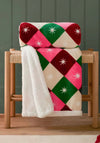 STAR SHERPA FLEECE THROW MULTICOLOUR