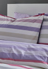 Fusion Carlston Stripe Duvet Cover Set, Lilac