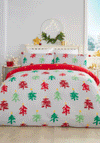 Fusion Festive Trees Duvet Cover Set, Grey