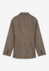 Grace & Mila Checked Blazer, Beige Multi