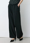 Grace & Mila Nilay Tailored Wide Leg Trousers, Black