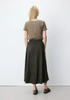 Grace & Mila Ariana Suede Effect Skirt, Green