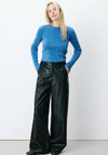 Grace & Mila Alfie Faux-Leather Trousers, Black