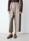 Grace & Milka Atlantis Tailored Wide Leg Trousers, Beige