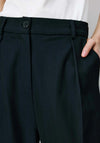 Grace & Mila Atlantis Tailored Wide Leg Trousers, Navy