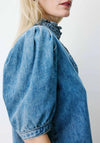 Grace & Mila Amande Denim Blouse, Blue
