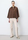 Grace & Mila Relaxed Shirt, Brown