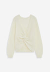Grace & Mila Textured with Back Detail  Jumper, Cream