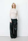 Grace & Mila Avoine Long Sleeve Lace Top, Cream