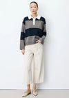 Grace & Mila Astre Knitted Polo Shirt, Navy