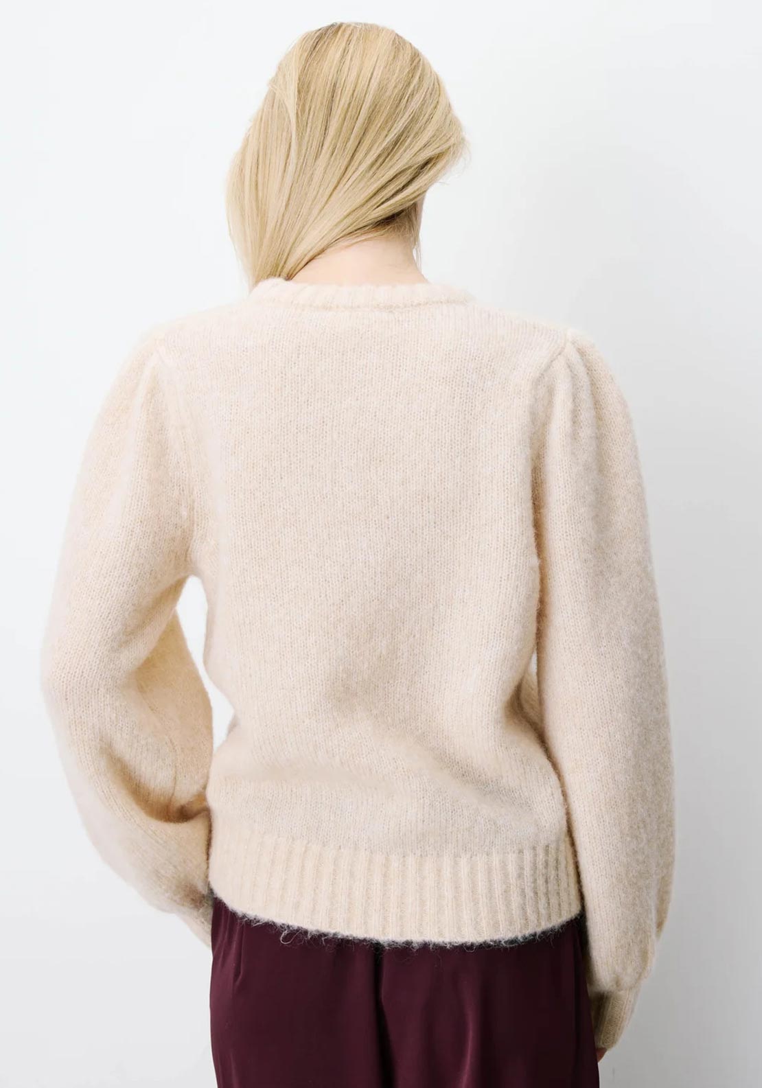 Grace & Mila Antoine Knit Sweater, Beige