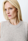 Grace & Mila Argan Sleeveless Sweater, Grey