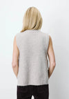 Grace & Mila Argan Sleeveless Sweater, Grey