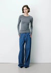 Grace & Mila Alkias Long Sleeve Top, Grey