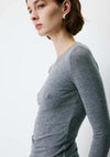 Grace & Mila Alkias Long Sleeve Top, Grey