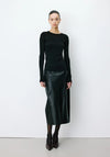 Grace & Mila Alkias Long Sleeve Top, Black