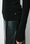 Grace & Mila Alkias Long Sleeve Top, Black
