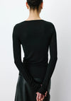 Grace & Mila Alkias Long Sleeve Top, Black