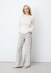 Grace & Mila Knitted Blouse, Cream
