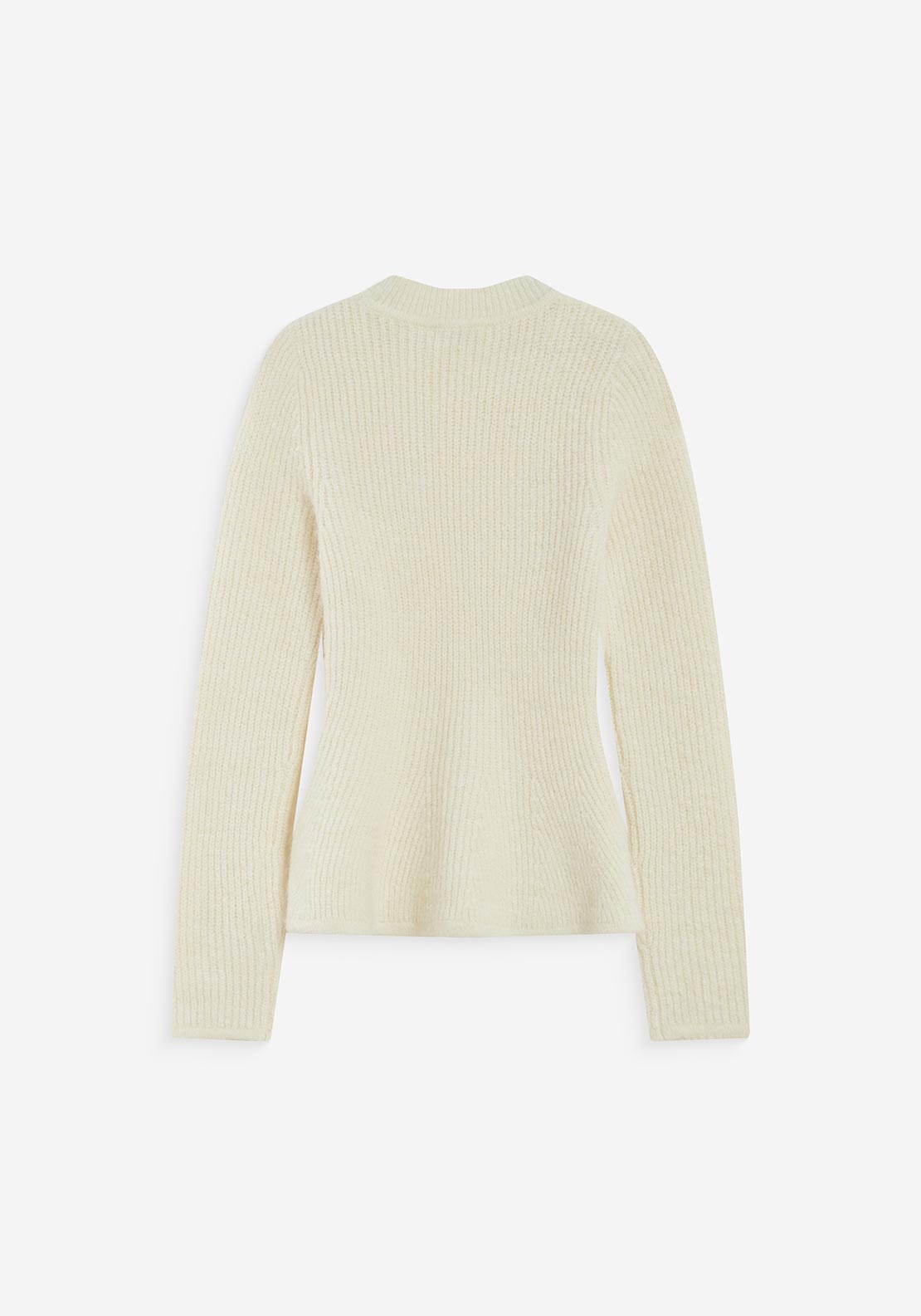 Grace & Mila Knitted Blouse, Cream