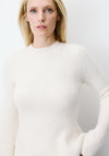 Grace & Mila Knitted Blouse, Cream