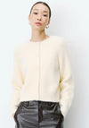 Grace & Mila Aleron Crew Neck Cardigan, Cream