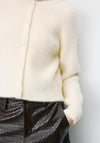 Grace & Mila Aleron Crew Neck Cardigan, Cream