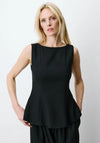 Grace & Mila Argent Sleeveless Top, Black