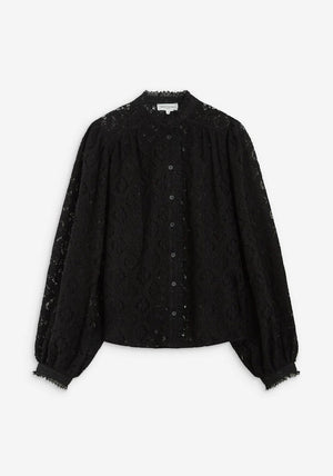 Grace & Mila Anita Lace Blouse, Black