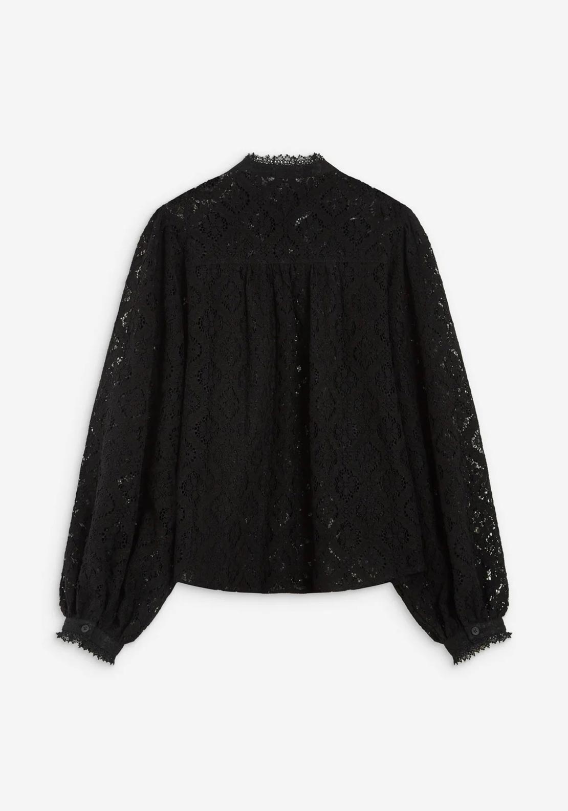 Grace & Mila Anita Lace Blouse, Black