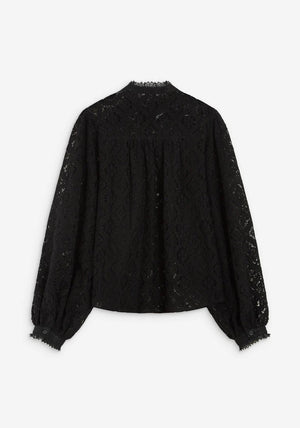 Grace & Mila Anita Lace Blouse, Black