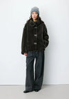 Grace & Mila Amelio Faux Fur Coat, Green
