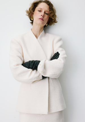 Grace & Mila Berlin Textured Jacket, Off-White