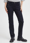 Fransa Tokyo Straight Leg Jeans, Indigo Blue