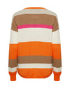 Fransa Bold Stripe Fine Knit Sweater, Multi