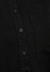 Freequent Laluna Linen Shirt Dress, Black