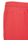 Freequent Lava Linen Ankle Trousers, Pink