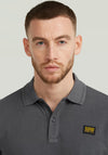 G-Star Raw Dunda Overdyed Slim Polo Shirt, Grey