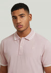 G-Star Raw Dunda Slim Stripe Collar Polo Shirt, Burnished Lilac
