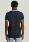 G-Star Raw Dunda Slim Stripe Collar Polo Shirt, Navy
