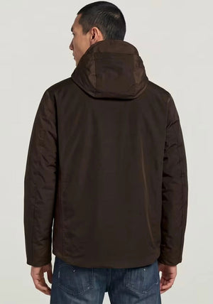 G-Star Raw Clean Foundation Hooded Jacket, Coffee Bean Brown