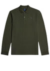 G-Star Raw Dunda Long Sleeve Slim Polo Shirt, Khaki