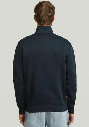 G-Star Raw Premium Core Half Zip Sweatshirt, Navy