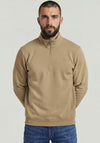 G-Star Raw Premium Core Half Zip Sweatshirt, Sandy Beige
